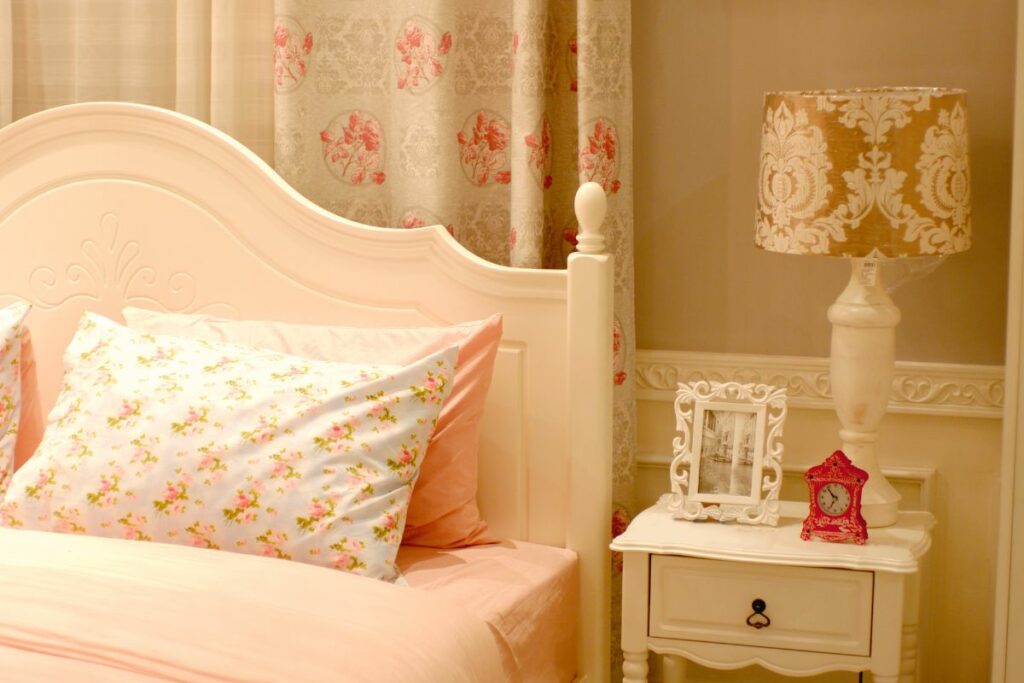 chambre effet vintage